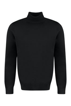 Virgin wool turtleneck sweater-0